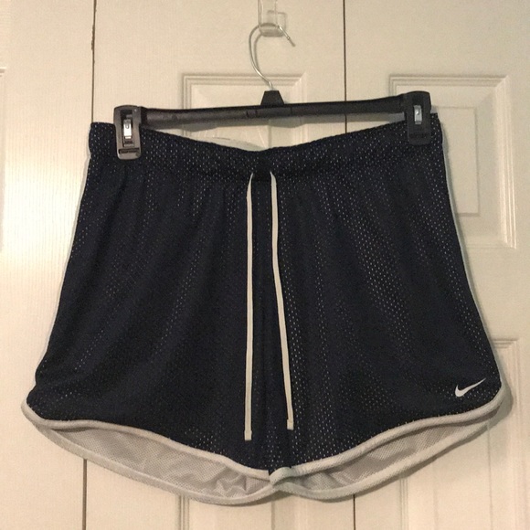 Nike Pants - Women’s Nike Mesh Medium Navy/White Running Shorts